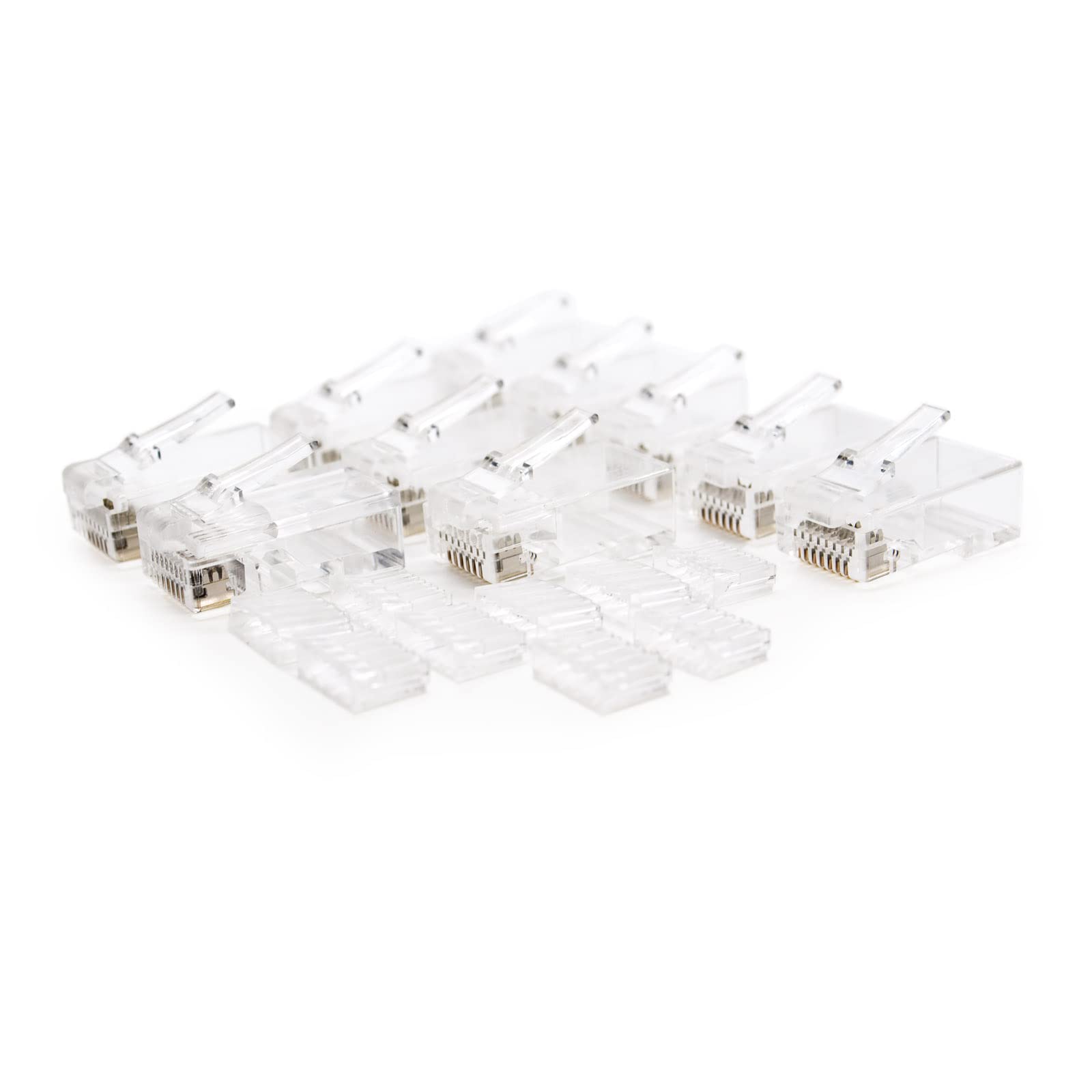 NANOCABLE CONNETTORE RJ45 8 FILI CAT.6 50 UNITÀ BORSA Trasparente