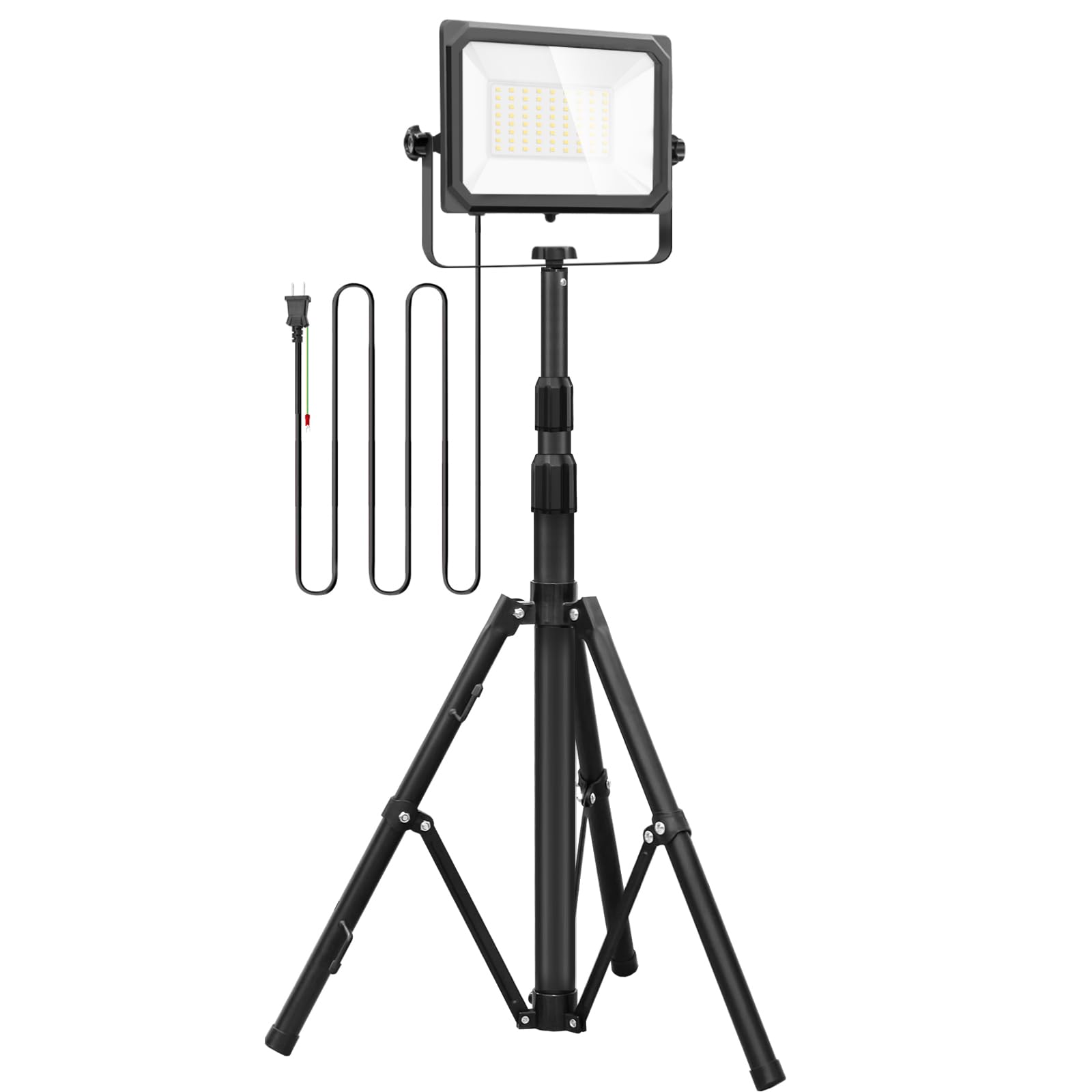 LED投光器30W 2個 スタンド付き　伸縮式 滑り止め ゴム付き 照明 ライト Amazon.co.jp: shineshare LED投光器 作業灯 100W 大容量電池