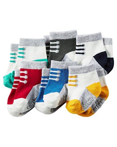 Carter's Baby-Boys Socks, Laces, 12-24 Months (Pack of 6)