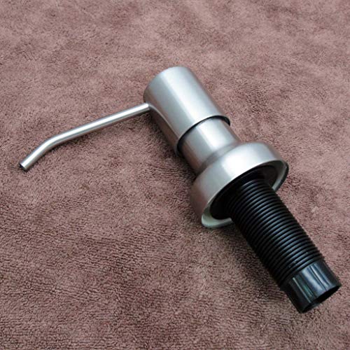 Kabter Built In Deck Mount Kitchen Sink Soap Dispenser 17Oz, Brushed Stainless Steel #TOP5