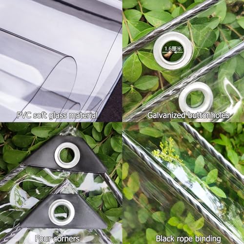 Rideaux de jardin extérieurs transparents pour abriter le gazebo en hiver - 3