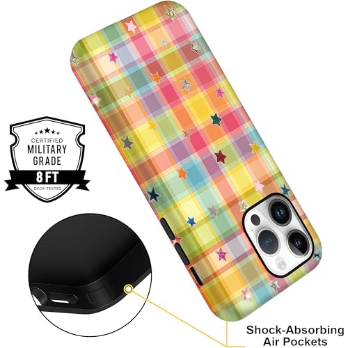 Idée cadeau fille : coque iPhone 12 Pro Max étoiles colorées - 6