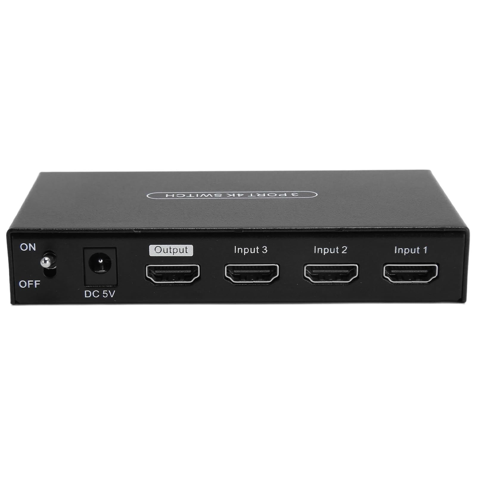 HDMI-Switch 3 in 1 Out, 4K 60 Hz HDMI-Splitter Unterstützt mit Fernbedienung Unterstützt HDR, 7.1 Surround Sound, für Spielekonsolen, TV-Boxen, Computer (EU-Stecker)