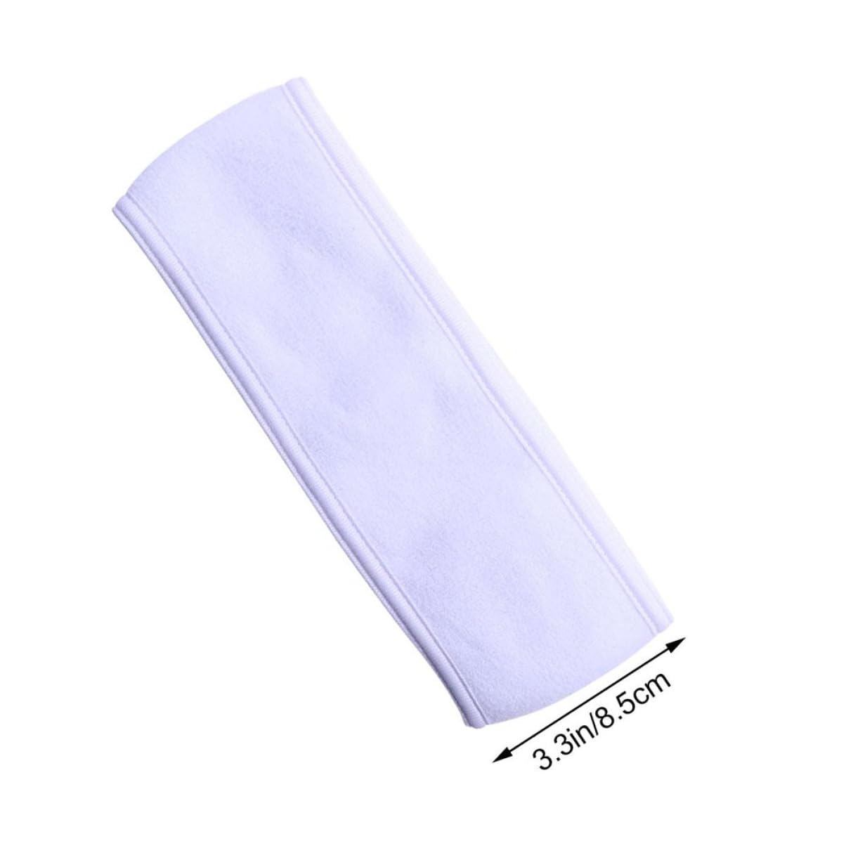 FRCOLOR 12pezzi Fasce Assorbenti Elastiche Per Donna Da Bianche Nere Con Chiusura Strappo Per Makeup Spa e Bagno Comode e Regolabili Per La Pulizia Del Viso e Attività Sportive