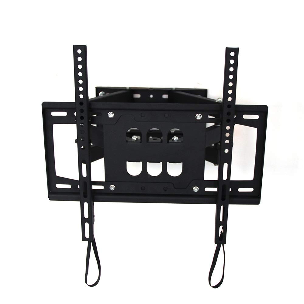Support mural TV écran plat de 26 à 65 pouces noir universel robuste