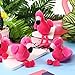 Skylety 6 Pieces Mini Flamingo Stuffed Animal Plush Toys 5 Inch Flamingo Party Favors Valentine Day Gift Hanging Ornaments Keychain Decorations for Women Birthday(Pink)