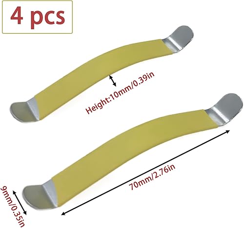 Miniatura 2 de Esparcidores de cuerdas de guitarra, herramienta de luthier, 4 piezas de goma para pulir trastes de guitarra, herramienta de reparación de