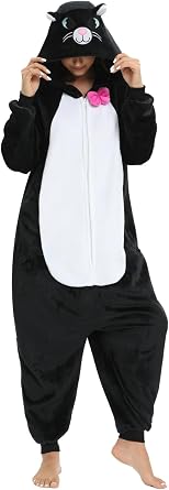 Adult Onesie Pajamas Animal One Piece Costume Halloween Cosplay for Women Men