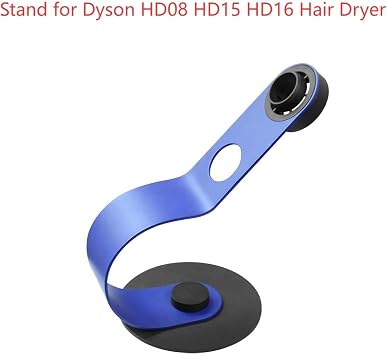for Dyson Hair Dryer Desktop Holder,Metal Bracket Storage Desktop Stand for Dyson HD08 HD15 HD16 Hair Dryer Storage Accessories