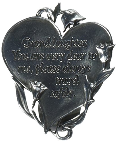 Granddaughter Heart Metal Auto Car Visor Clip (KVC331)