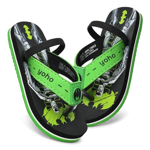 Image of YOHO Slippers for Toddlers | Comfortable and Lightweight Kids FlipFlop|WB Cartoon & Comic Characters: Batman, Superman, PPG, Tom & Jerry, Scooby Do and We Bare Bears Footwear for Girls & Boys