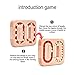 Planar Ball Wooden Toy, Wooden Luban Lock Maze Game Puzzle Toy, Science Education Lock Unlock Planar Ball Maze Game for Adult Kids Science Education