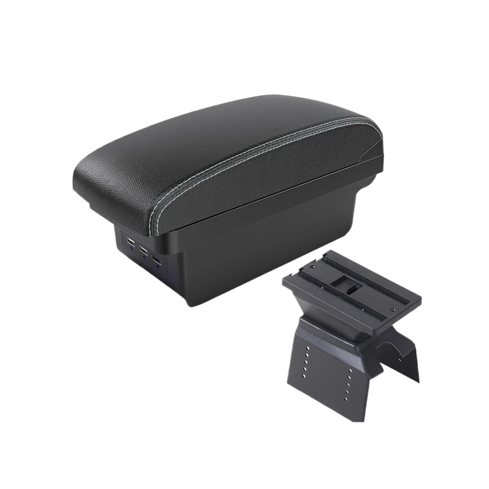 UDHQAJC For Lada For Vesta Armrest Box Car Center Console Storage Interior Accessories With USB Car Centre Console Armrest Box