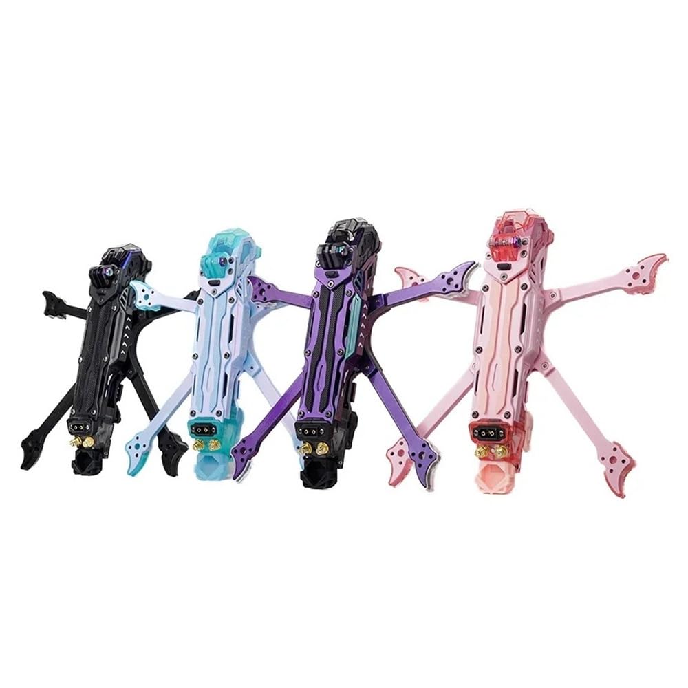 KIT De Marco De 5 Pulgadas, Soporte De Marco, Unidad De Aire Digital RC, Apto for J5 V2 O4 Pro(DC Purple O4 Frame)