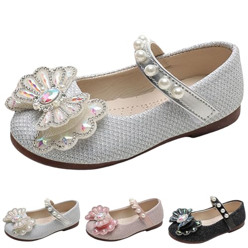 IWIHMIV Girls Dress Shoes Mary Jane Platform Shoe for Girls Non Slip Lightweight Comfortable Party Wedding Flat Shoes3
