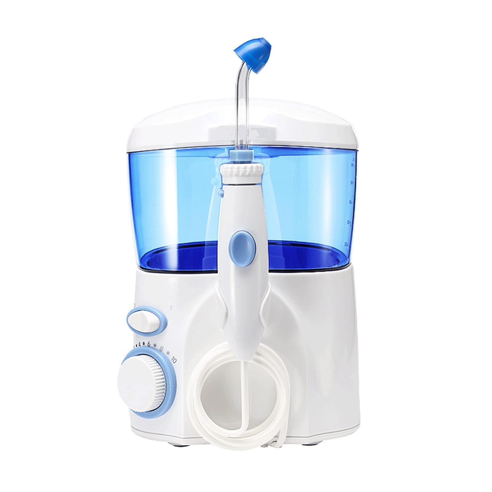 ETELIN Botella De Ducha Nasal Eléctrico, 600ML Electric Neti Pot Botella De Lavado Nasal Nasal De Lavado De Nariz Kit De Lavado Nasal con Cuatro Picos para Niños Adultos