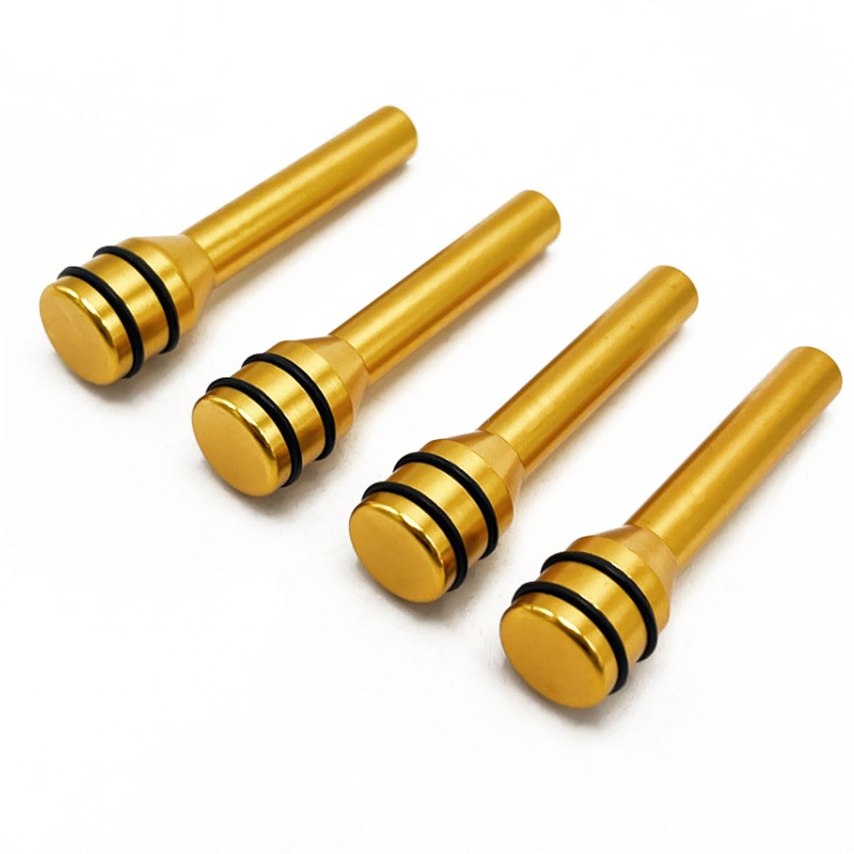 ZIMISI 4PCS Car Door Lock Knobs 1 93 x 0 47 Safety Door Lock Cover Aluminum Alloy Car