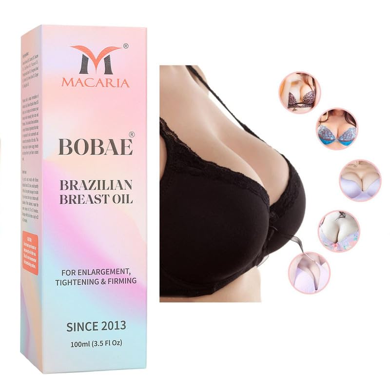 MACARIA Bobae Brazilian Natural Organic Nourishing Herbal Breast enhancer enhancement enlargement growth massage firming tighting oil