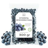 Frutos de Endrino Secos Sin Azucar 300 g - Bayas de Endrina Natural - Endrina Deshidratada - Snacks Saludables - Sin Azucar Añadido, Sin Conservantes, Sin Gluten (300 gr, Endrina)