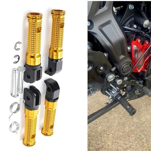 Repose-pieds YAMAHA YZF-R1S finition or haut de gamme pilote passager