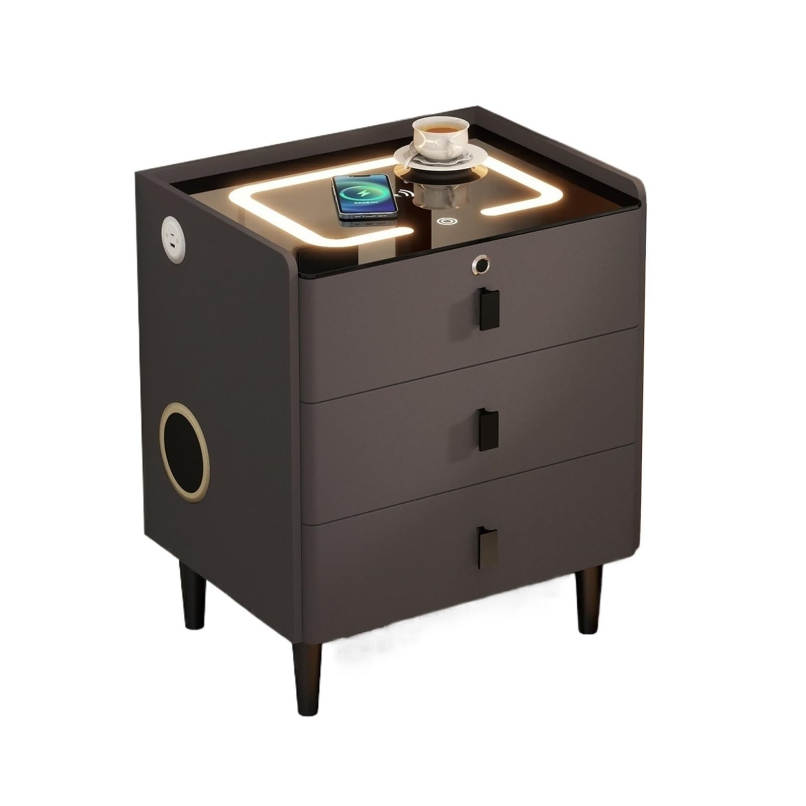 Table d'appoint multifonctionnelle pour salon et chambre