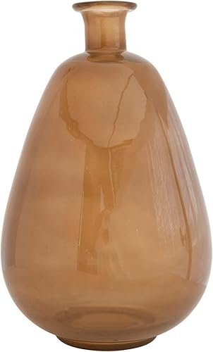 Miniatura 4 de Creative Co-Op Vidrio moderno, jarrón marrón