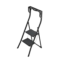 Hailo K77 ComfortLine Klapptritt 2 Stufen mit Sicherheitsbuegel Trittleiter