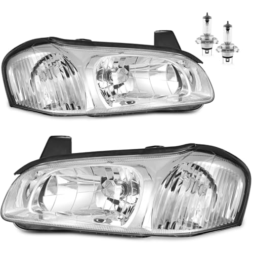 KarSpareHub Headlights for 2000 2001 Nissan Maxima (Bulbs included)