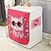 Carga Frontal | Funda de protección para Lavadora o Secadora-Ancho 60 cm, grosor 55-60cm, altura 83 cm,Lindo gato rojo