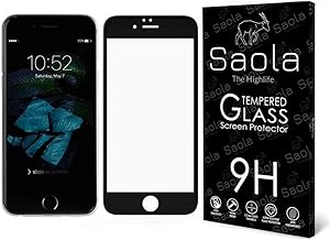 Saola 11D Tempered Glass For Apple Iphone 6 (PACK OF 1) with Free Installation Kit. Full screen Coverage - 4.7 inch