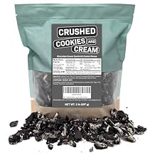 Cookie Crumbs, Chocolate Cookies Crumbs, Crumbled Cookie Crumble Topping, Crushed Cookies & Creme Crumbs, Chocolate Pie Crust, Ice Cream Topping, 2 Pounds