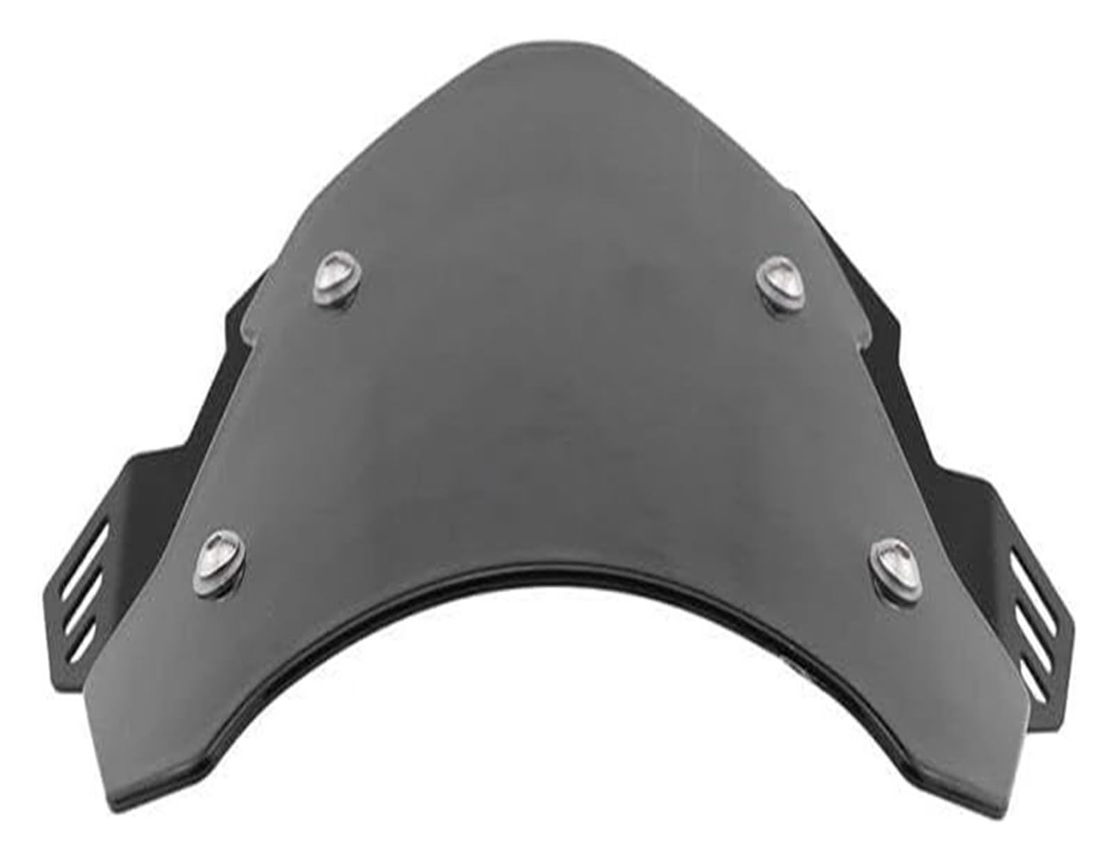 Motorrad Windschild Spoiler Für Y&amaha Für MT-15 Für MT-125 2019 2020 2021 MT-125 Motorradzubehör Windschutzscheibenverlängerungssatz Windschutzscheibe(Schwarz)