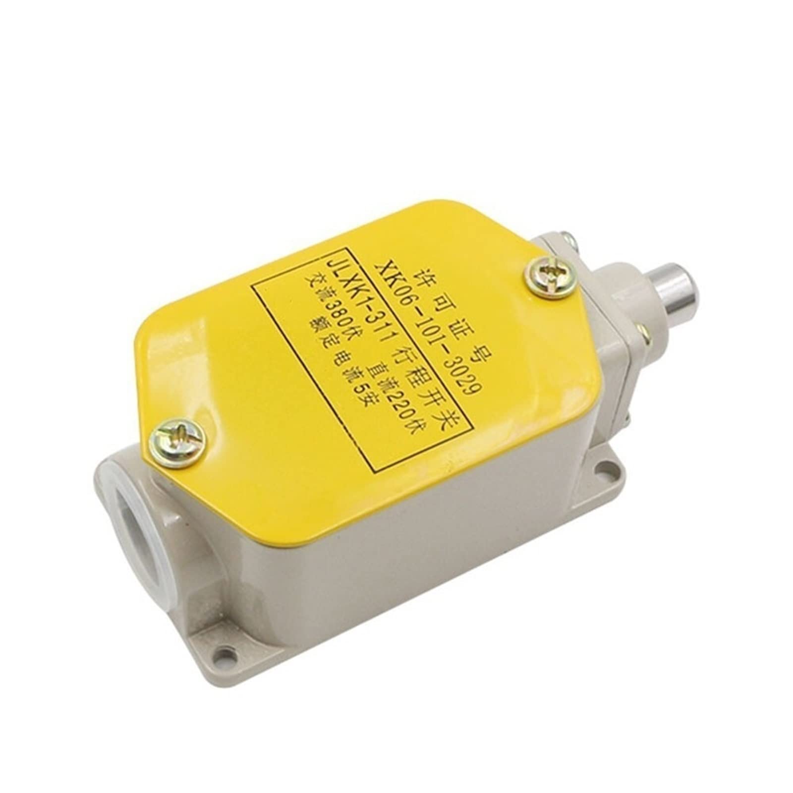 Micro-interrupteur de course à réinitialisation automatique momentanée et coque robuste