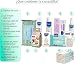 Imagen de Canastilla Bebé Recién Nacido Cesta Regalo Unisex Niño Niña Kit Higiene Completo con Gel Champú Colonia Toallitas Pañales Chupetes y Broche Pack Bebé Recién Nacido Baby Shower Bautizo Mamás Primerizas
