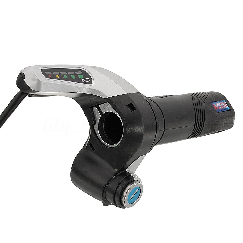 Regulador Patinete Electrico Controlador de cepillo de velocidad del motor DC 24V 500W con agarre de la torsión del acelerador para la bicicleta eléctrica de la bicicleta de la bicicleta del motor del