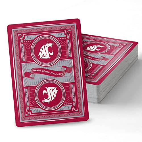 Image of YouTheFan NCAA Officially-Licensed Playing Cards - Original Artwork on All face Cards and Jokers - Team's Official Colors - Quality Linen Texture - Designed in The USA