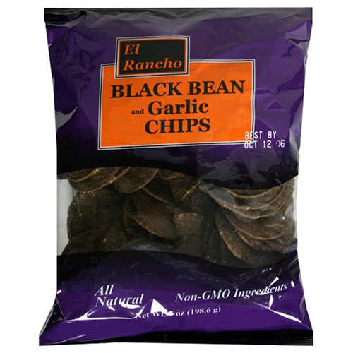 El Rancho Black Bean & Garlic Chips, 7 oz Everything Else