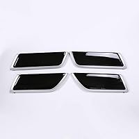 Vista 6 de YIWANG - Embellecedor para panel de puerta interior de coche, 4 piezas, para Land Rover Discovery 5 L462 LR5 2017-2019