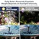 ZQEJEFD Solar Springbrunnen für Außen, 6.5W Solar Teichpumpe, Upgrade Solarpumpe mit 3m Kabel, Solar Wasserpumpe Schwimmender Fontäne Pumpe mit 9 Fontänenstile für Garten, Vogel-Bad,Teich,Wasserspiele