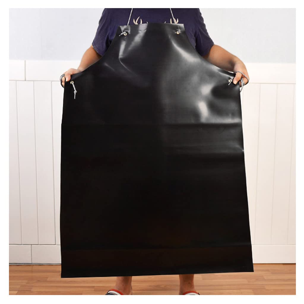 Tablier Industriel PVC Imperméable Et Résistant à L'huile - Taille 110x80 Cm, Bretelles Larges, Poche Latérale - Pour Atelier, Cuisine Professionnelle, Ferme - 11