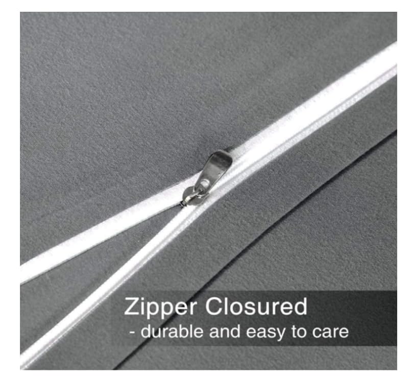 Housse de couette 200x200 zippée finis les draps rêches avec cette parure microfibre douce - 7