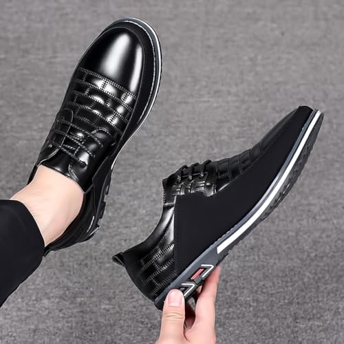 Image of Men's Premium Casual Lace Up Walking Shoes Business Driving Oxford Shoes