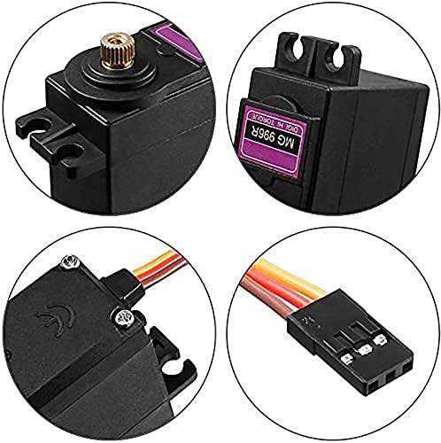 Image of MG996R Digital Metal Gear Servo Motor | 180 Rotation 11kg-cm High Torque | 4.8-7.2V PWM Servo for Robotics, RC Vehicles, Robotic Arm, Automation & DIY Electronics