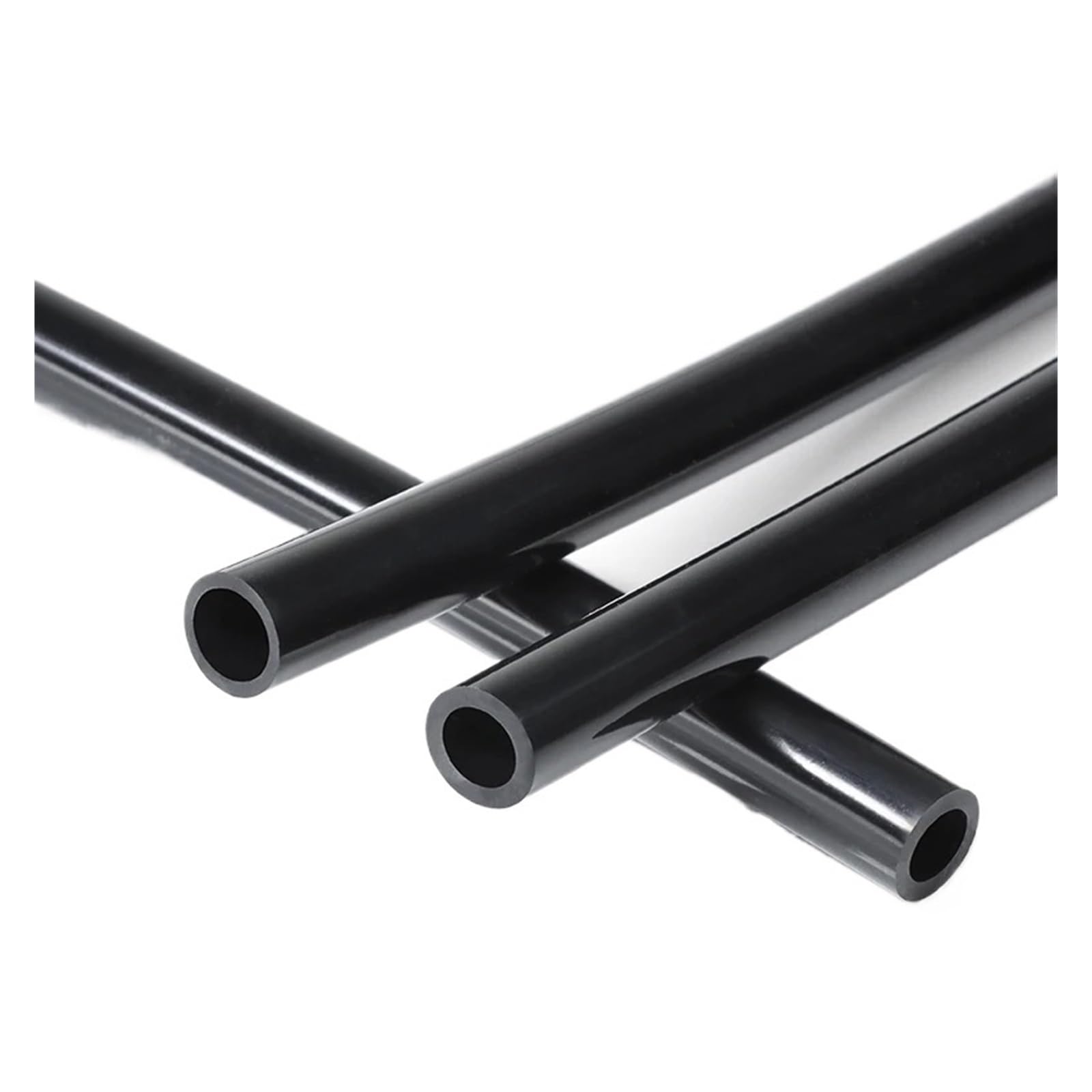 Tubo per Laghetto Tubo Flessibile in Silicone da 1~10 m Tubo Flessibile for irrigazione dell'Aria for Acquario Nero Tubo da Giardino Tubo for Pompa for Stagno for Pesci | 5 meters,ID 12mm x OD 16mm