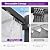 PURPLE LEAF Retractable Pergola 10' x 13' w/Double Canopy for Patio, White