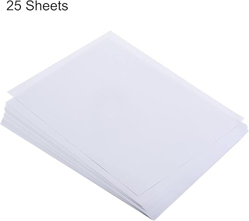 Miniatura 3 de MECCANIXITY 25 hojas de papel de copia de color de 8 12 pulgadas, papel de impresora de 22 lb80 gm, blanco para impresión de oficina, copia de