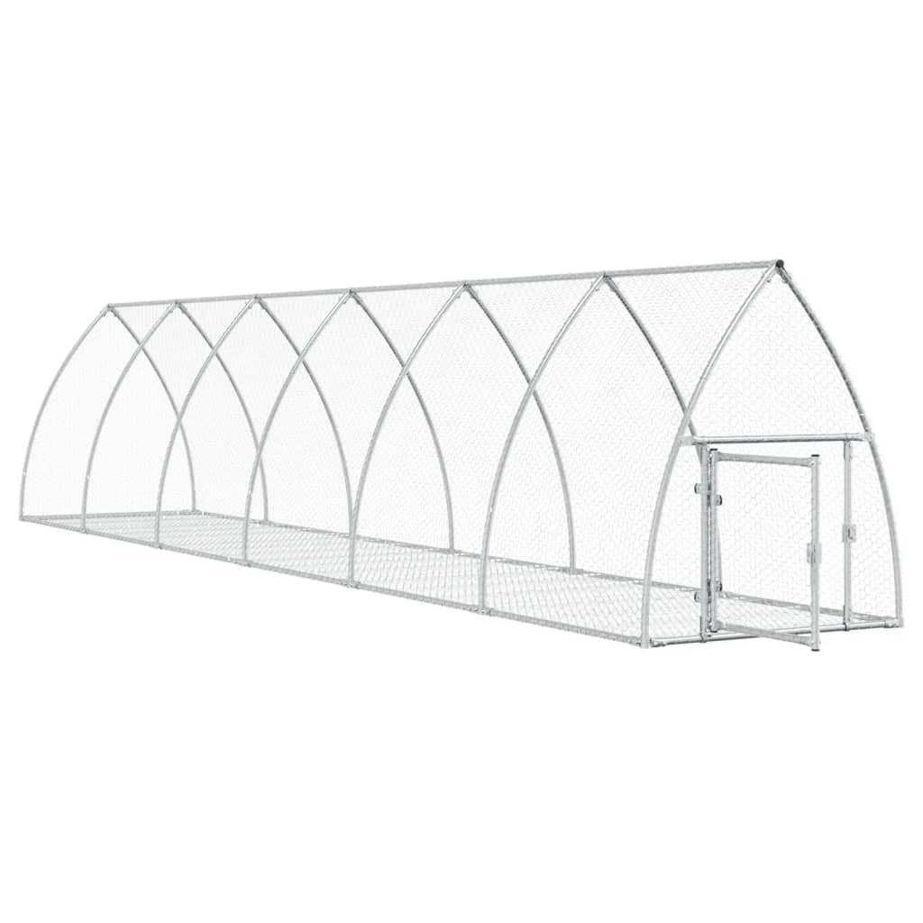 Generico Conigliera Argento 600x105x120 cm in Acciaio Zincato,Argento,28.2kg,3281529