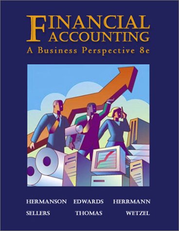 Financial Accounting: A Business Perspective (8... 0970333358 Book Cover