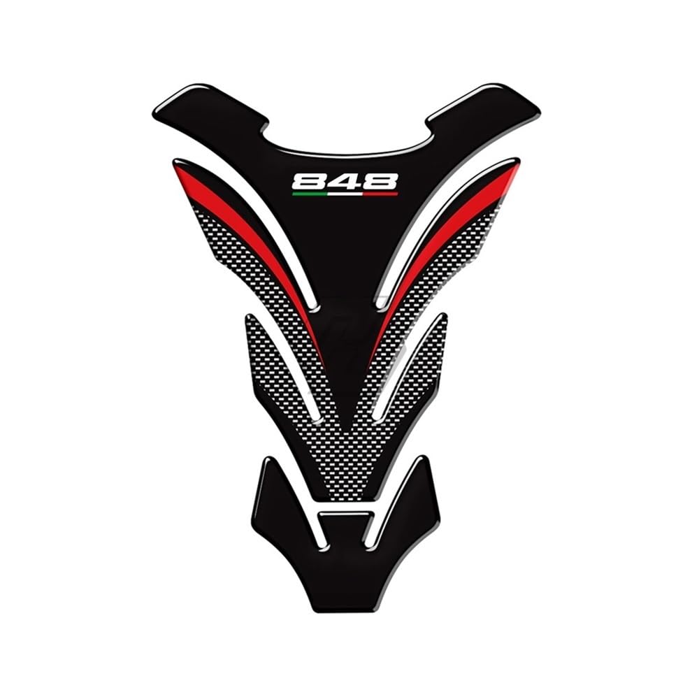 Réservoir rayé ? Tankpad résine moto 848 EVO autocollant de protection