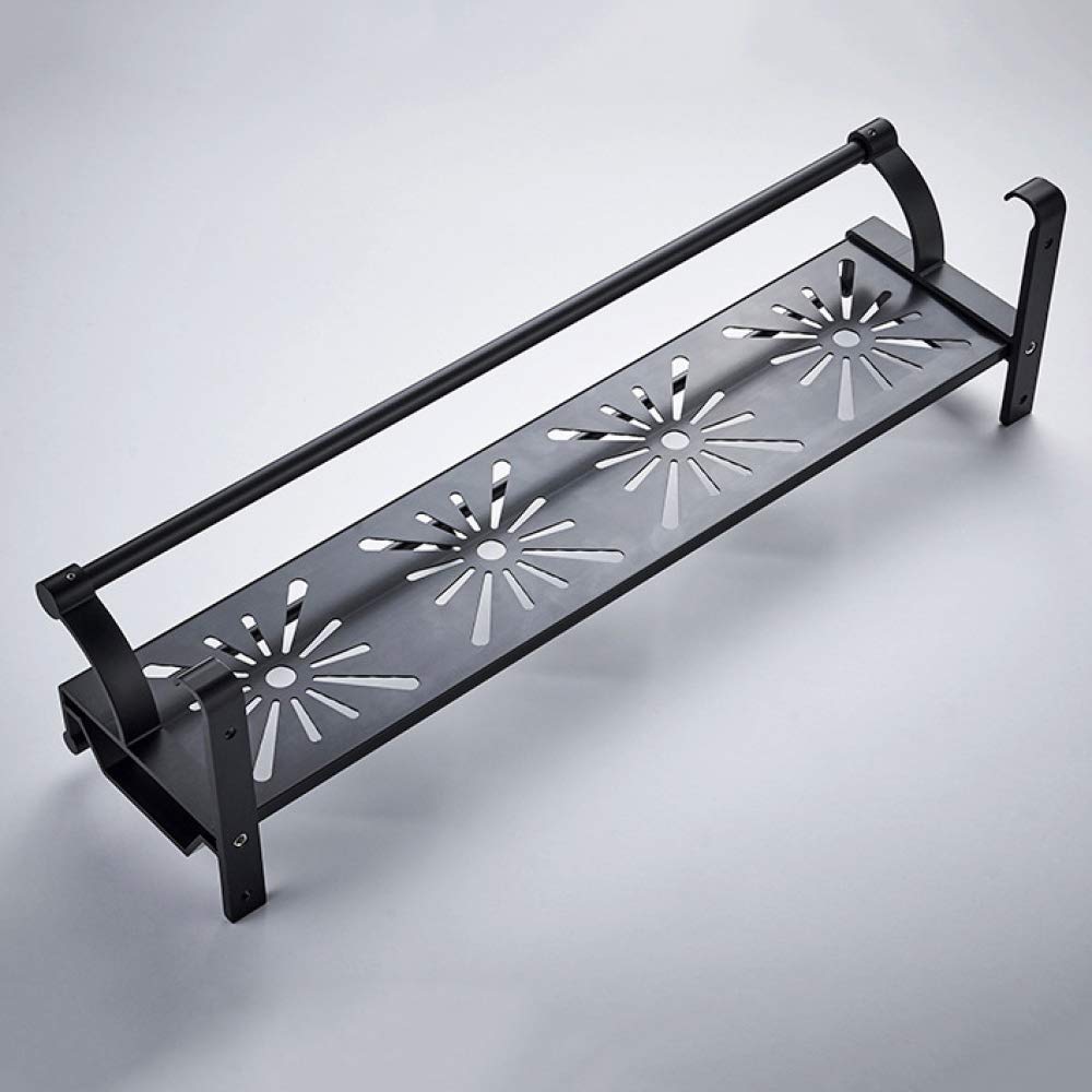 Barre serviette suspendue compacte avec option d'installation rapide
